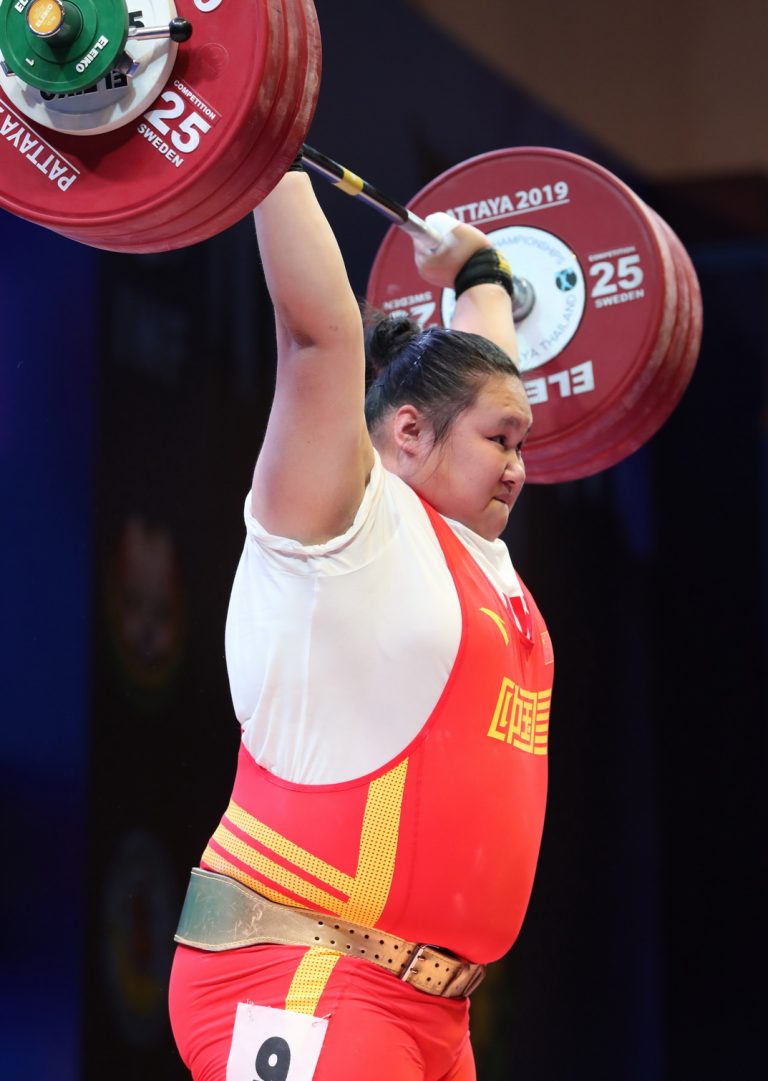 LI holds all three World Records International Weightlifting Federation